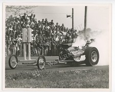 Orig Type 1 Photo 8x10 Dwight Bale Front Engine Top Fuel Drag Racing Lr945