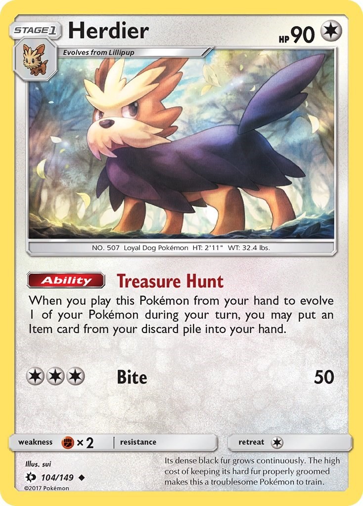 Herdier 104/149 SM Base Set