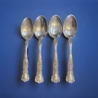 One Each Antique Sterling Silver Teaspoon 5" Gorham Buttercup Pattern Vintage
