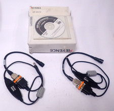 KEYENCE OP-84114 USB-to-SERIAL RS-232 CONVERTER CABLE WITH SETUP CD