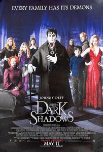 Dark Shadows movie poster  11 x 17 inches excellent condition