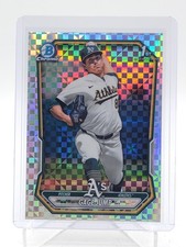 GAGE JUMP 2026 BOWMAN CHROME 1ST X-FRACTOR REFRACTOR #BCP-15 ATHLETICS Q5692