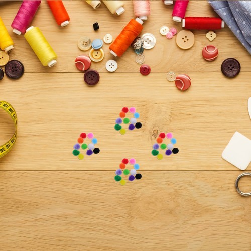 Mini pompones para niños 2000 piezas grandes artesanías hágalo usted mismo manualidades pompones suministros - Imagen 2 de 12