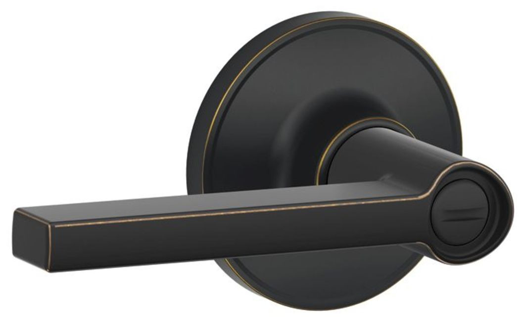 Schlage J40-SOL Bronze Solstice Privacy Door Lever Set Ex-Dexter