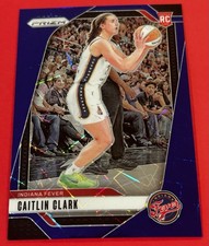 Blue Velocity Prizm 2024 WNBA Rookie Caitlin Clark #22 Indiana Fever 