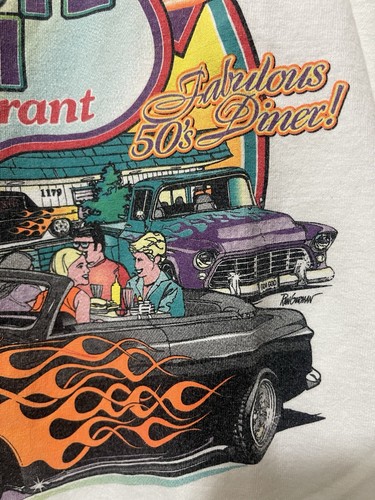 VTG Port and Company T-shirt Sz L Bliss’ Route 101 Restaurant Florence Oregon  - Bild 8 von 9