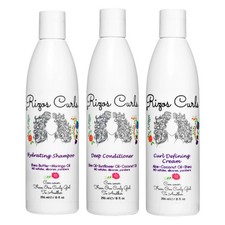 Trio Bundle, Hydrating Shampoo & Deep Conditioner & Curl Cream Bundle, Gently...