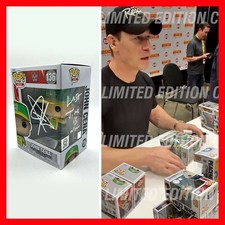 JOHN CENA Autographed Signed WWE Funko Pop #136 Last Time is Now - COA & PICTURE