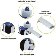 Heavy Duty Packing Tape Gun, 2" Width, 4-Pack