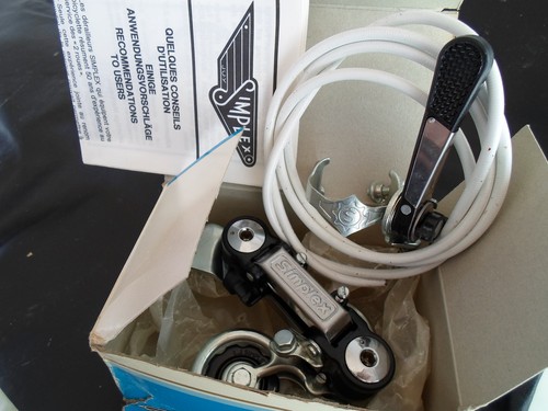 DESVIADOR TRASERO Y TUBO DESCENDENTE SIMPLEX DE COLECCIÓN HECHO EN FRANCIA 1970 - Imagen 2 de 12