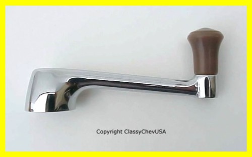 1940 1941 1942 1946 Chevy "Art Deco" TRUCK Window Cranks & Door Handles wSCREWs - Picture 5 of 7