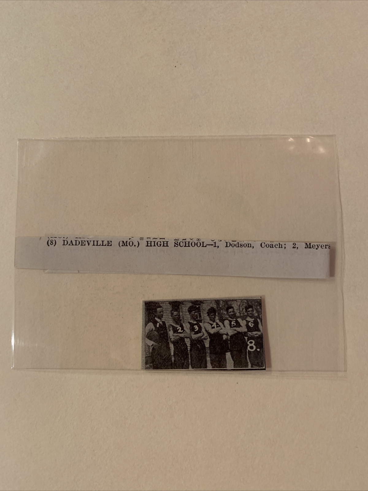 Dadeville High School Missouri MO 1916 Basketball Small Team Picture eBay