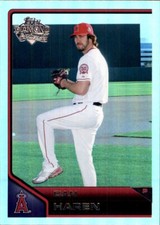 2011 Topps Lineage Diamond Anniversary Refractor #142 Dan Haren LA Angels