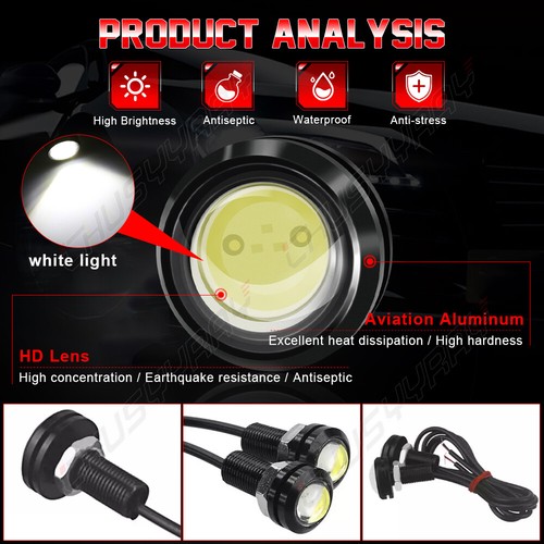 4X White LED Boat Light Waterproof Outrigger Spreader Transom Underwater Marine - Foto 7 di 12