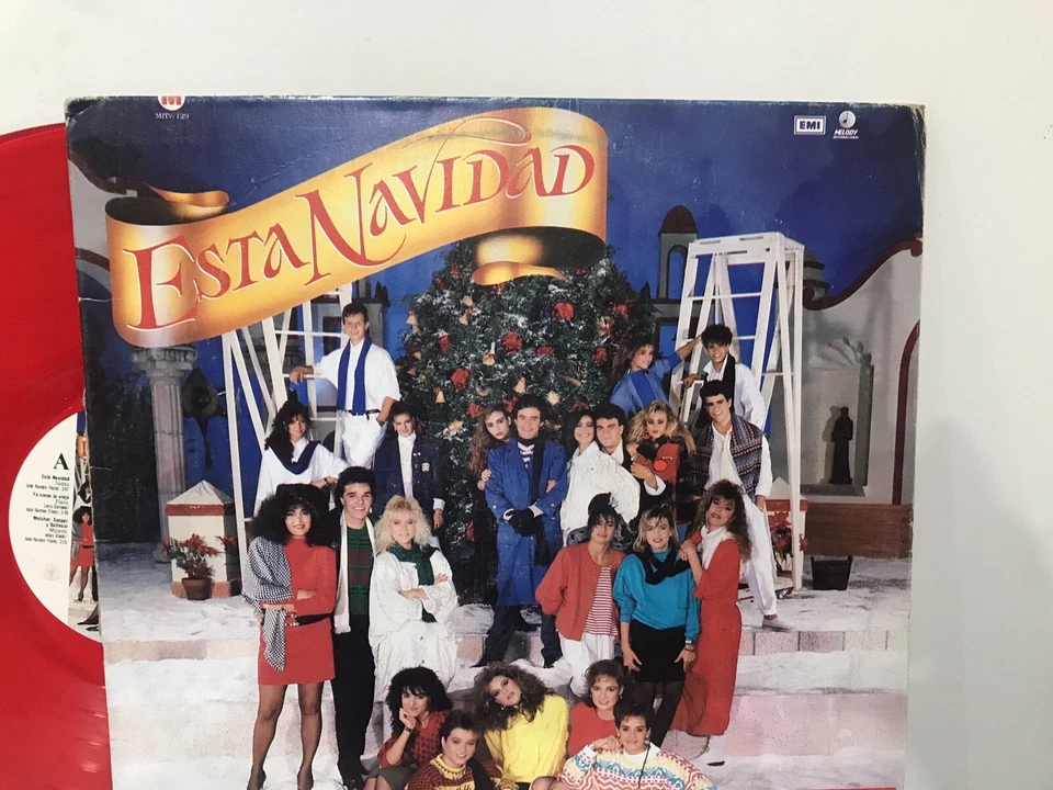 Esta navidad LP  Mijares flans Timbiriche Yuri  Sasha (EX) Disco Craqueado Foto 3 de 4