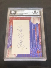 Joe Kuhel 2023 ha originals auto autograph Beckett authentic