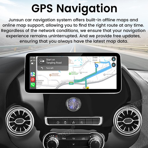 12.3'' For Mercedes Vito W447 CarPlay GPS Sat Nav Android14 DAB+Radio Stereo SWC - Picture 4 of 19