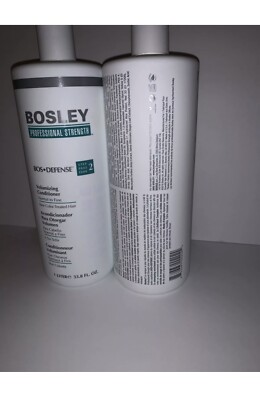 2x BOSLEY BOS-Defense Volumizing Conditioner Non Color Fine Hair 33.8oz 1 Liter
