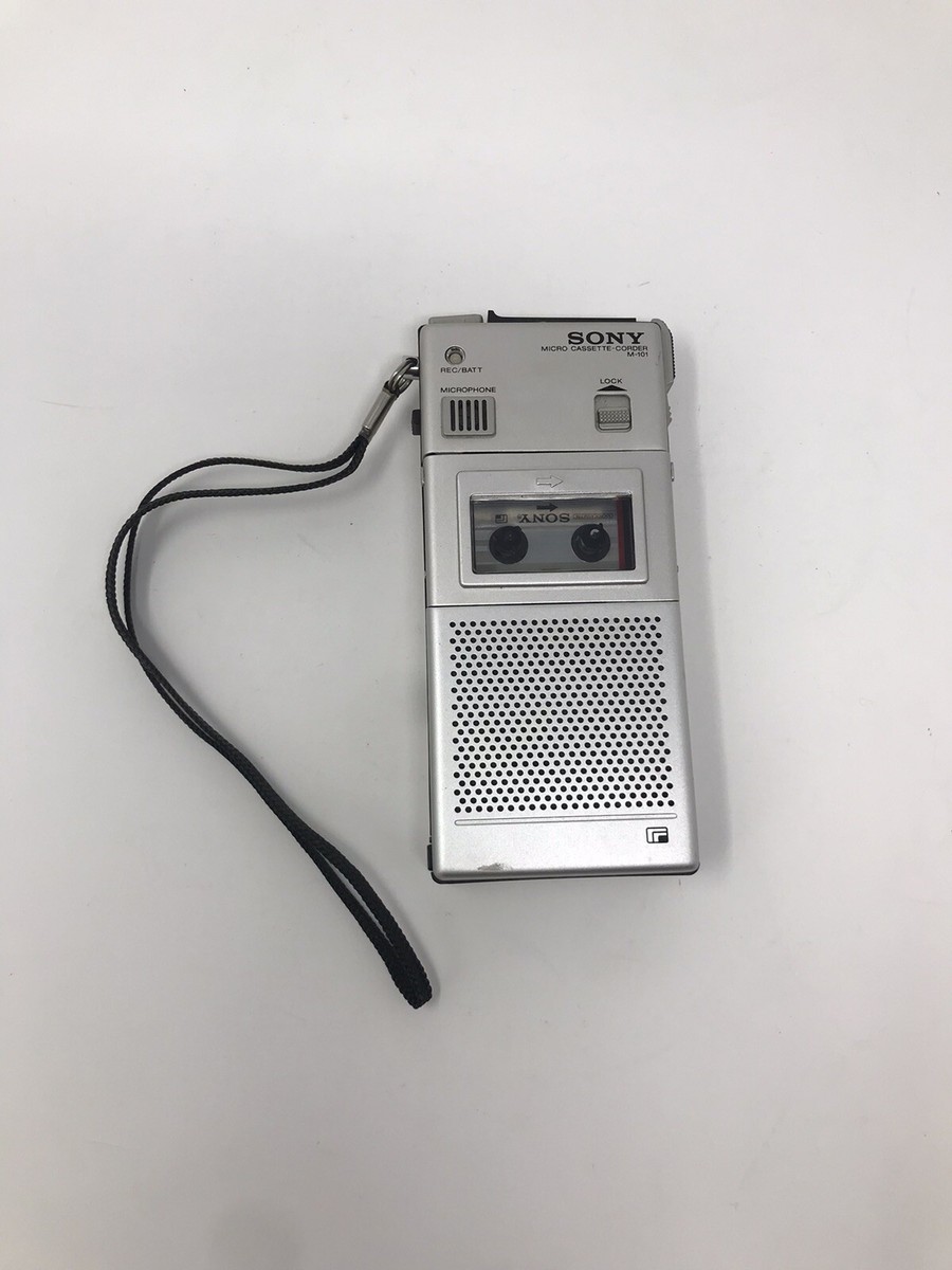 Vintage Sony Micro Cassette Recorder for Dictation M101 Tape