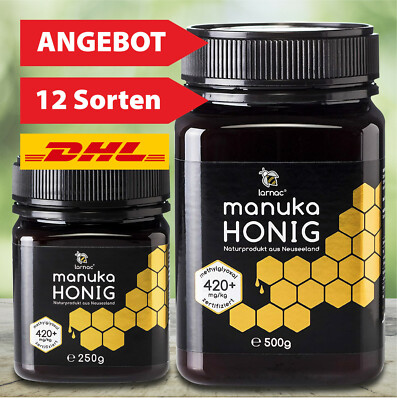 Larnac Manuka Honig 120+, 300+, 420+, 600+, 800+ ORIGINAL NEUSEELAND