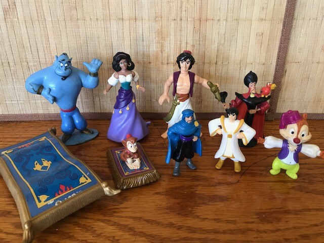 McDonalds Vintage 1993 Aladdin toys Set of