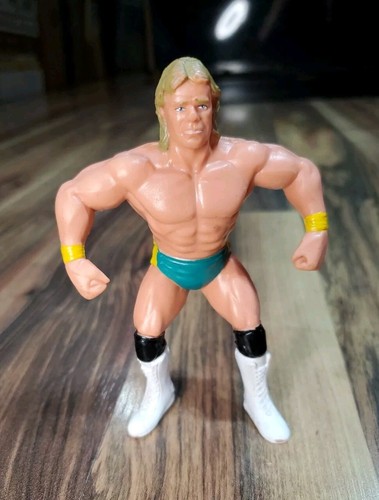 Galoob Lex Luger Green Trunks Variant GREAT UK Exc...