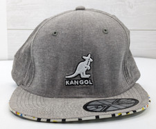 British Kangol Strapback Gray OS Hat Fair Condition