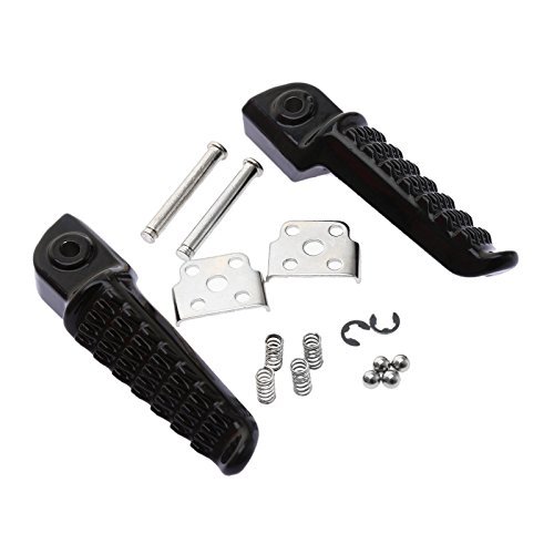 Cale repose-pieds arrière de moto noir compatible Kawasaki ZX636 Z750 ZX12R
