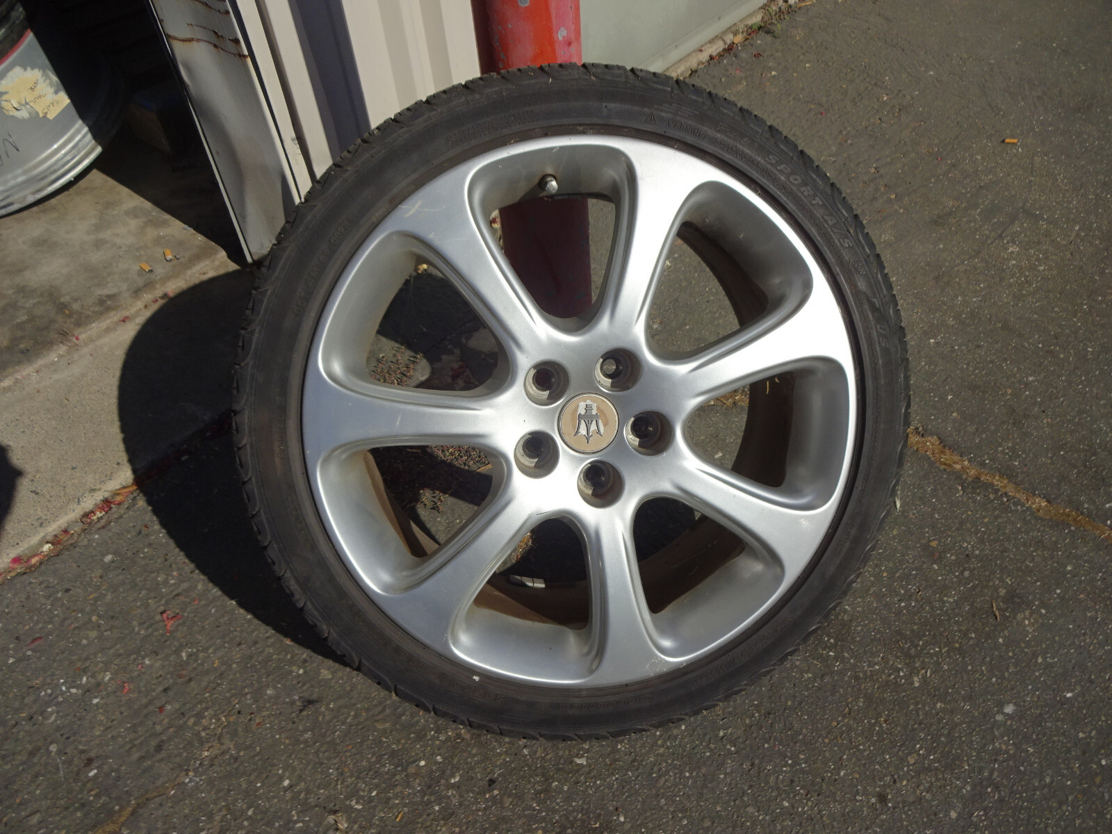 Maserati 4200 Front Wheel/ Rim And Tire 8x18 Inch - P/N 199033