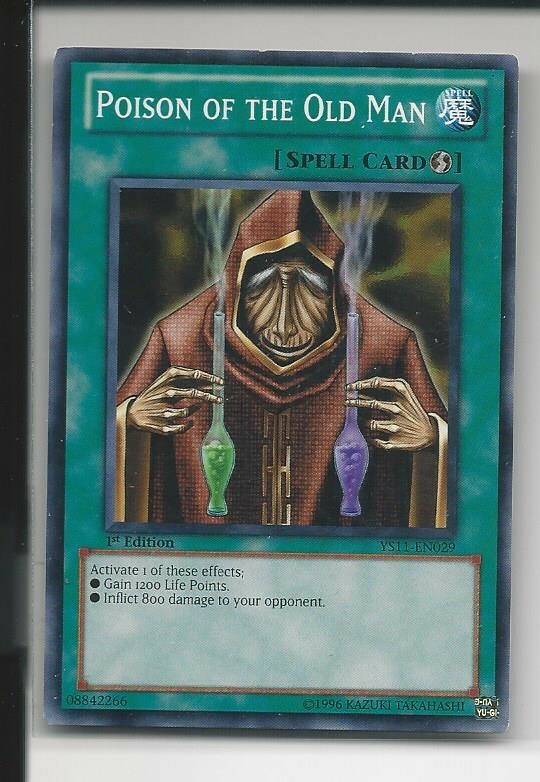 Poison of the Old Man - YS11-EN029 - Common - 1st Edition YuGiOh