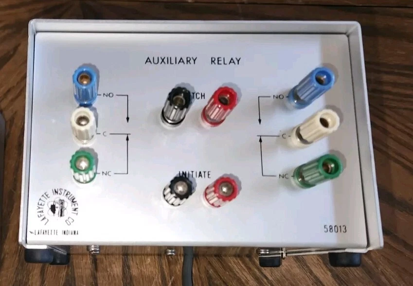 Vintage Lafayette Instrument Co. Lab Data Recorder 58004 & Auxiliary Relay 58013 - Image 3 of 4