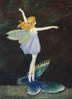 Fairy riding on Butterfly Ida Rentoul Outhwaite