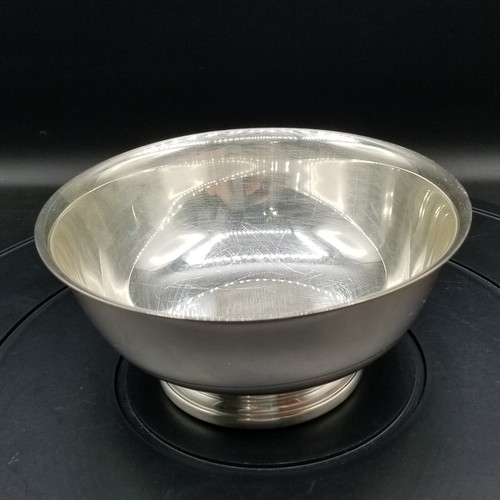 Ciotola Revere vintage Gorham Stirling Silverplate 6 1/2 pollici YC779 logo di ancoraggio - Foto 3 di 11