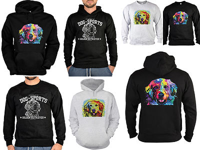 Golden Retriever Sweater - Kapuzensweater - Zip Hoodie Hunderassen Hunde Neon