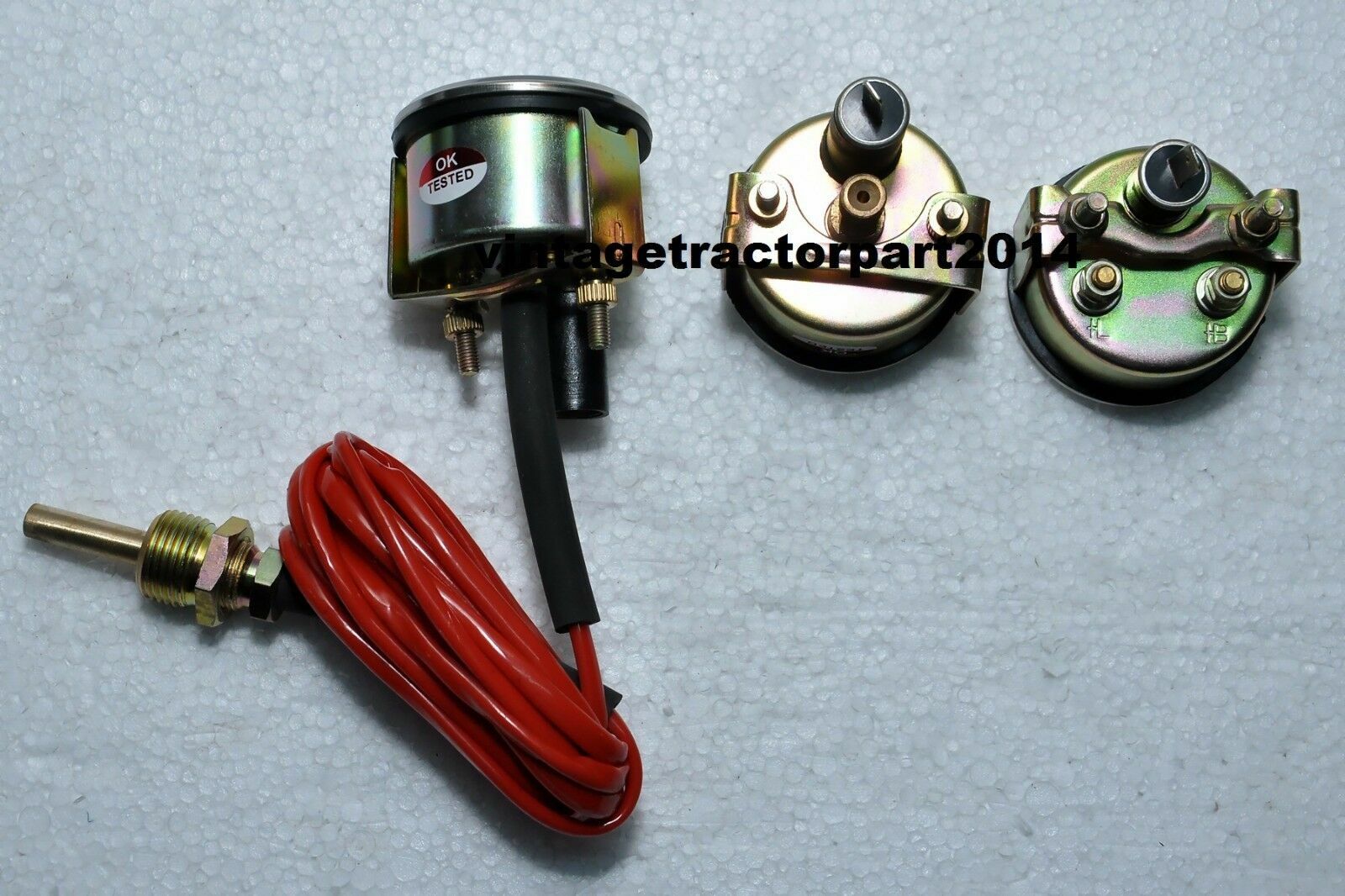 Code Red Temperature Case Tractor Temperature,Oil ,Amp Gauge Set- VA,VAC,VAH,VAI,VAO,V,VC,VI ...