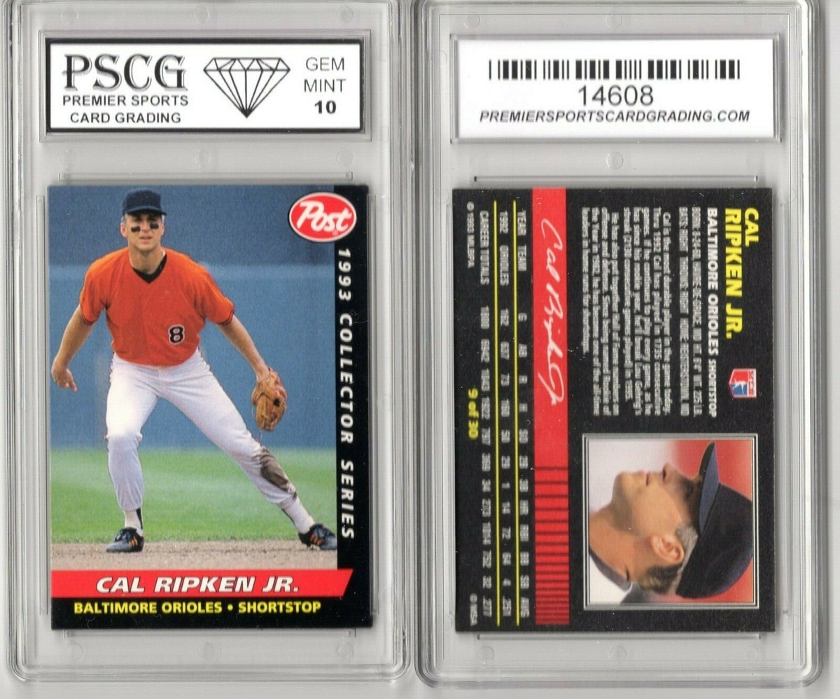 cal ripken jr. graded baseball cards 1987 CAL RIPKEN JR. Signed Topps Baseball Card-BALTIMORE ORIOLES-PSA 10 Auto