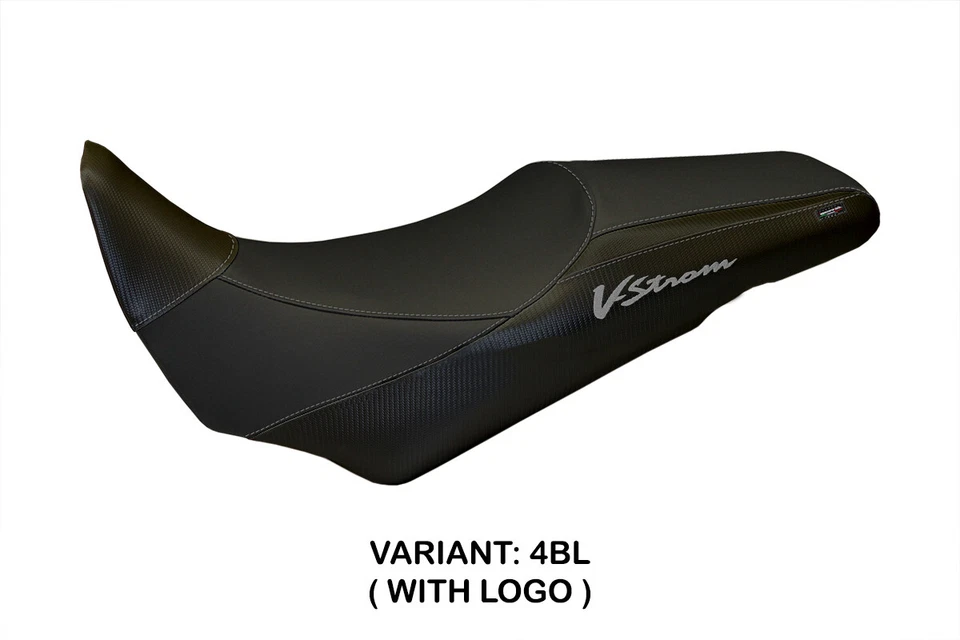 Cubierta de asiento negra Suzuki VStrom 1000 2014-2016 2017 2018 2019 Tappezzeria Foto 2 de 4