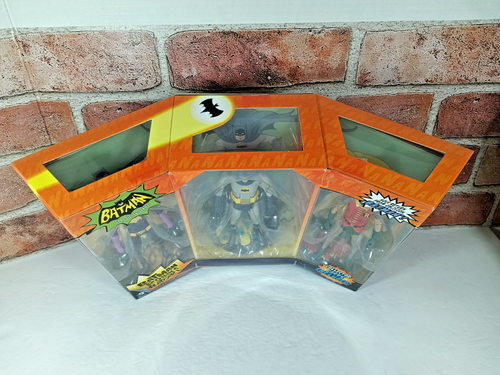 2014 mattel tv classics 3 pc batman robin batgirl - bnisb - Picture 10 of 14