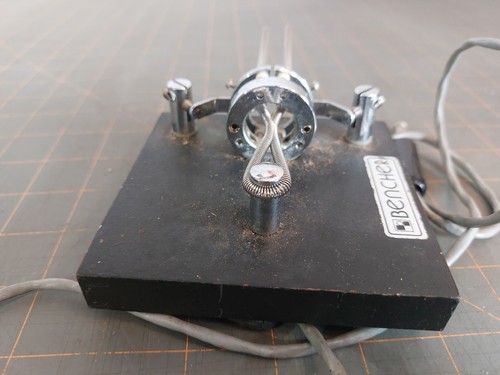 Bencher Paddle Key for Ham Radio Morse Code - Zdjęcie 4 z 5