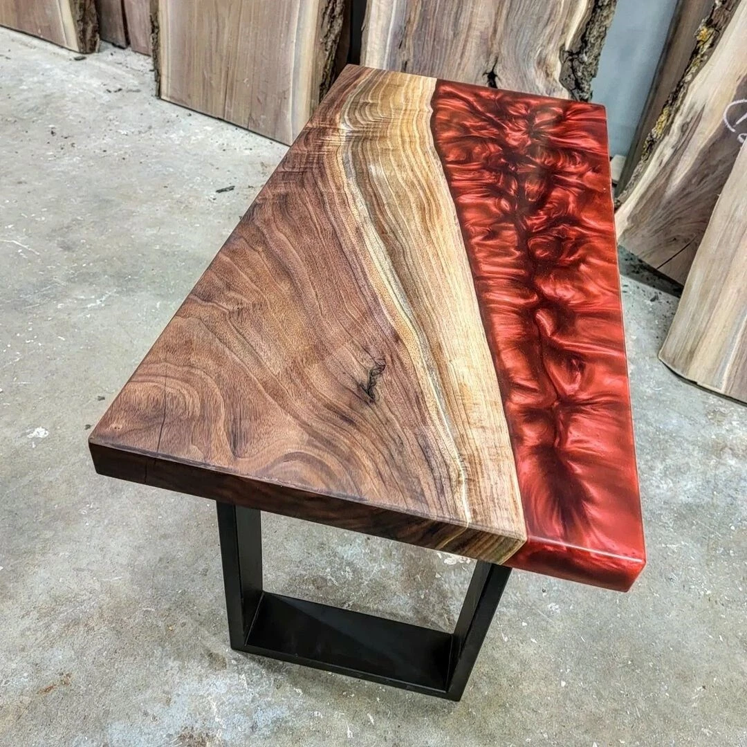 Red sale river table