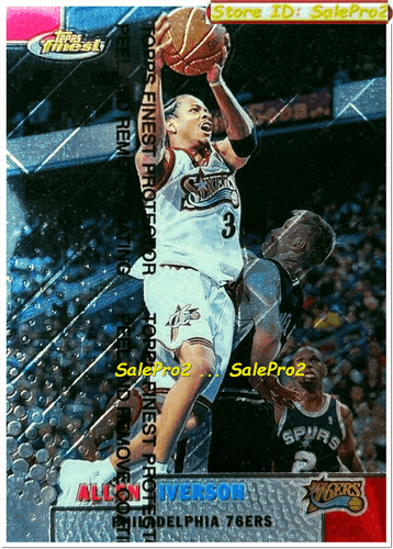 100++ ALLEN IVERSON NBA SINGLES ROOKIE INSERT GAME JERSEY SET LOT YOU PICK LIST - Picture 36 of 66