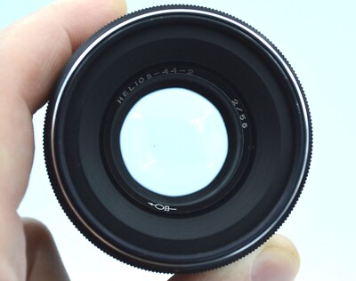 レア ZENIT-E MOSKVA 80 + HELIOS 44 2 58/2 Vintage Soviet SLR Camera - ZENIT E Black - Helios 44-2 f2