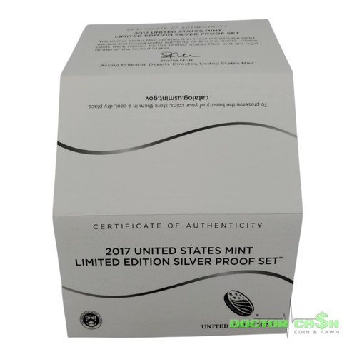 2017 US Mint Limited Edition Silver Proof Set American Eagle Collection With Box - Picture 3 of 4