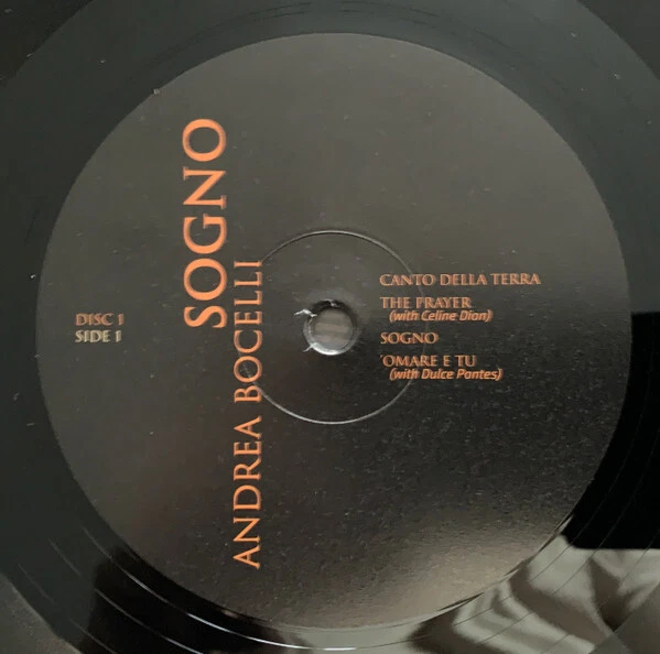 Andrea Bocelli – Sogno - 2LP - 180Gram - Brand New/Mint Vinyl - Imagem 2 de 4