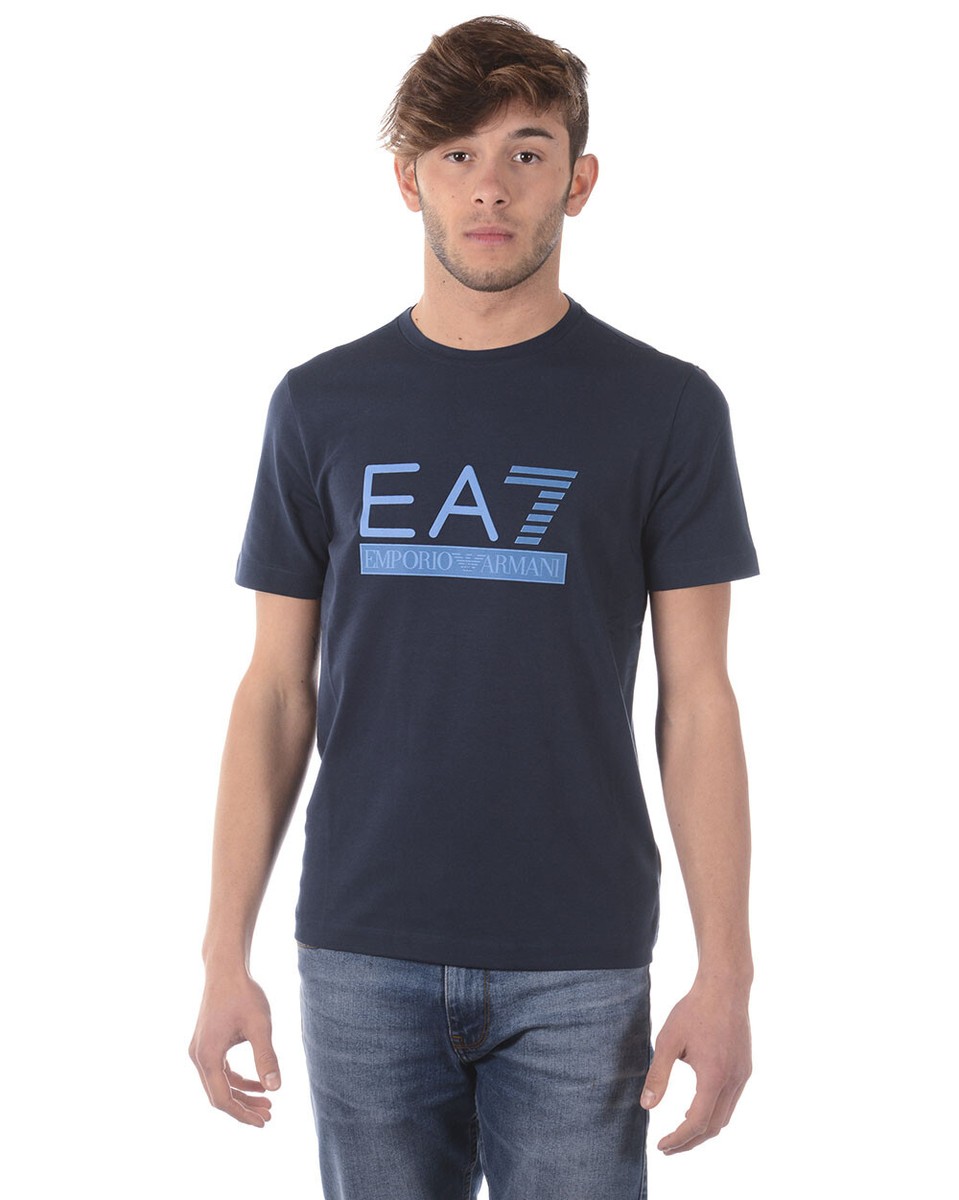 売れ筋最安 EMPORIO ARMANI ネイビー Tシャツ 【公式通販】