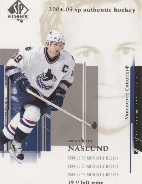 2004-05 SP Authentic - Markus Naslund #88 - 1 of 1