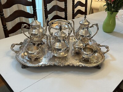 FB rogers silver co 1883 coffe and tea service | eBay