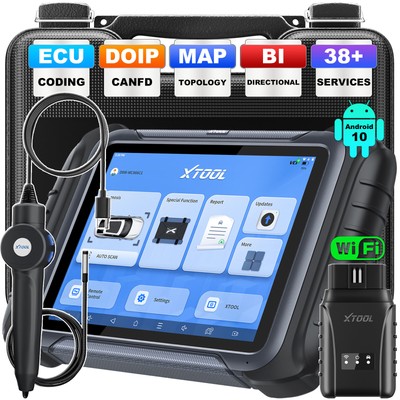 XTOOL D8W+XV200 Auto Full Diagnostic Topology Scanner Bidirectional Coding Scan