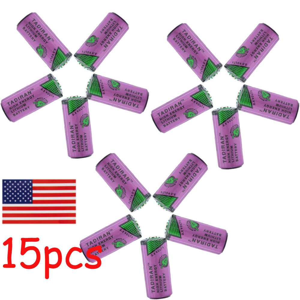 15pcs Batteries TL-4955/TL-5955 2/3AA 3.6V 1650mAh Thionyl Chloride Battery US-image