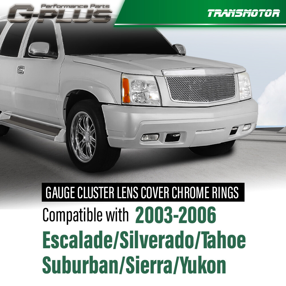 2003 04 05 06 GM Trucks SUVs Escalade Gauge Cluster Lens Cover